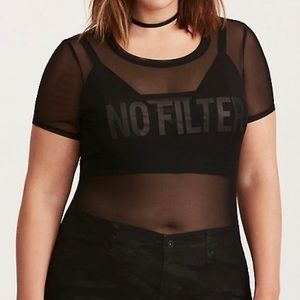 No Filter Mesh T-Shirt NWOT